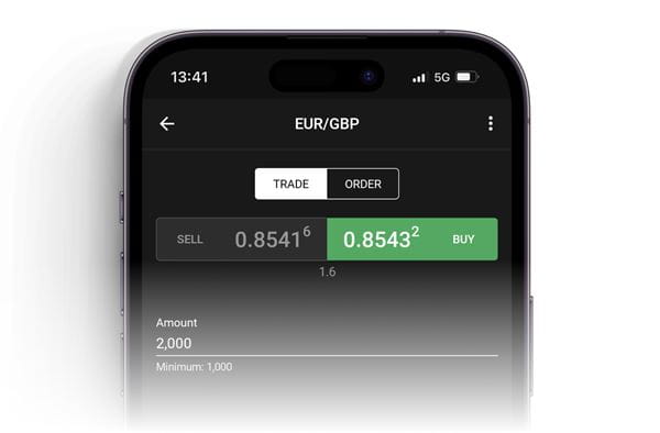 City Index mobile trading app ticket 1