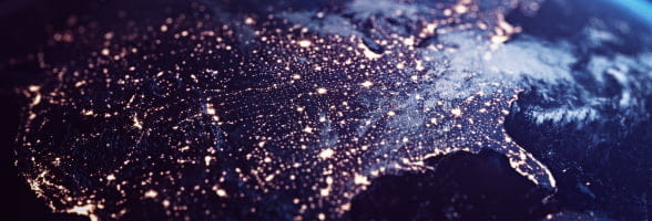 USA seen from space